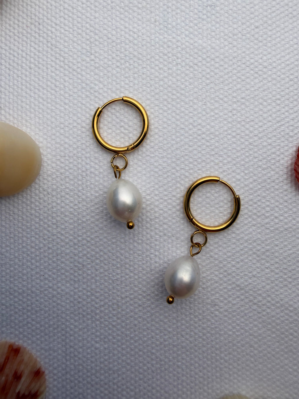 Pearl earrings