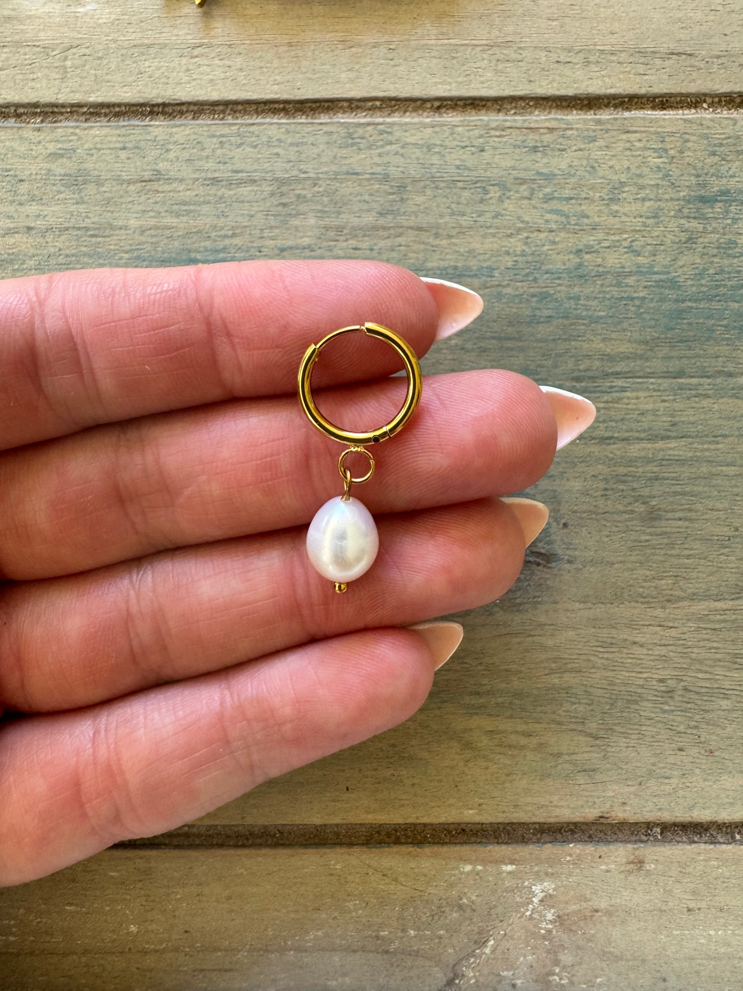 Pearl earrings
