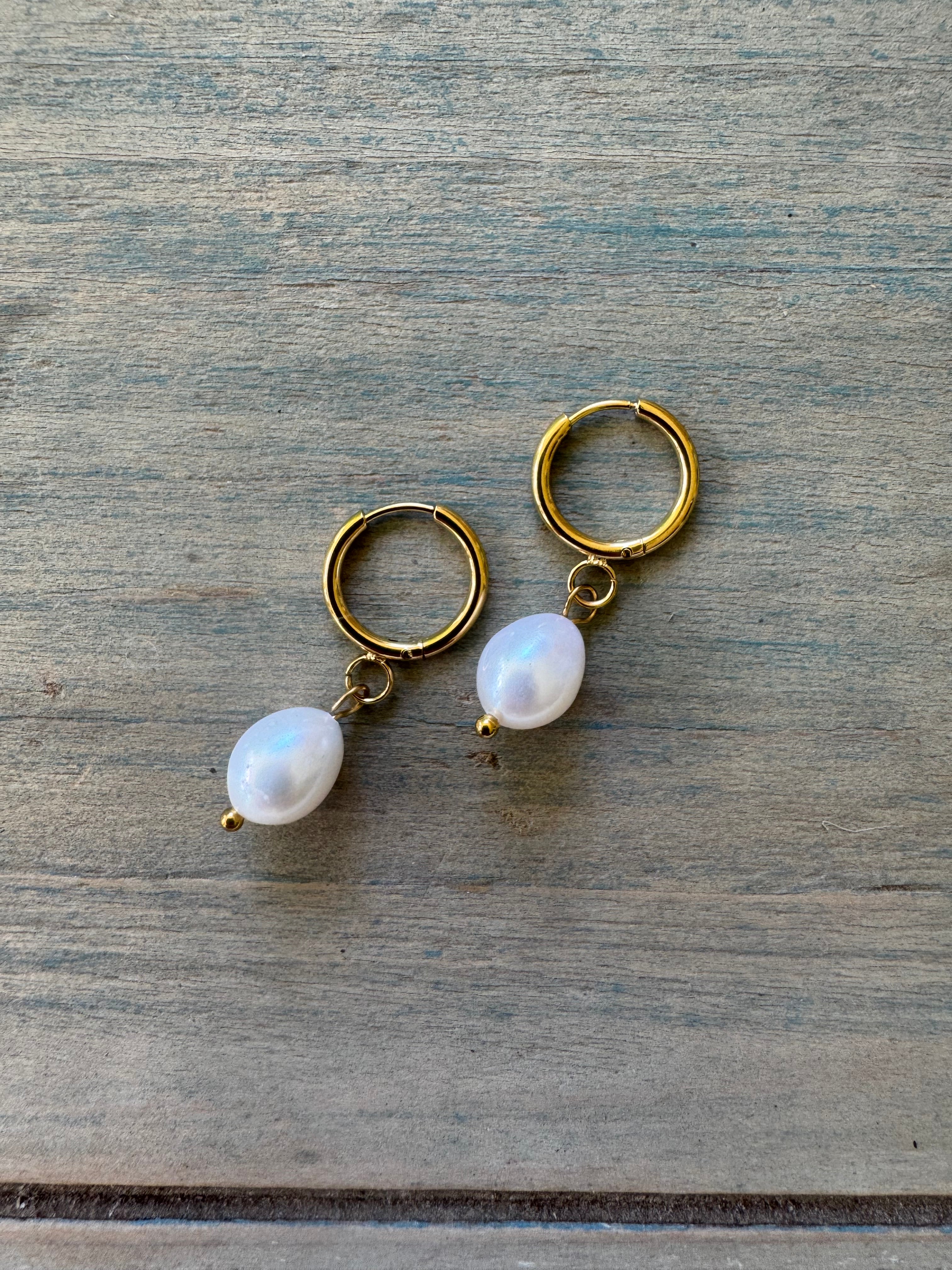 Pearl earrings