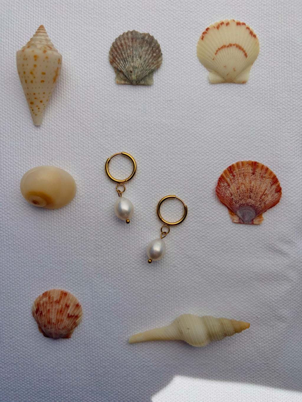 Pearl earrings