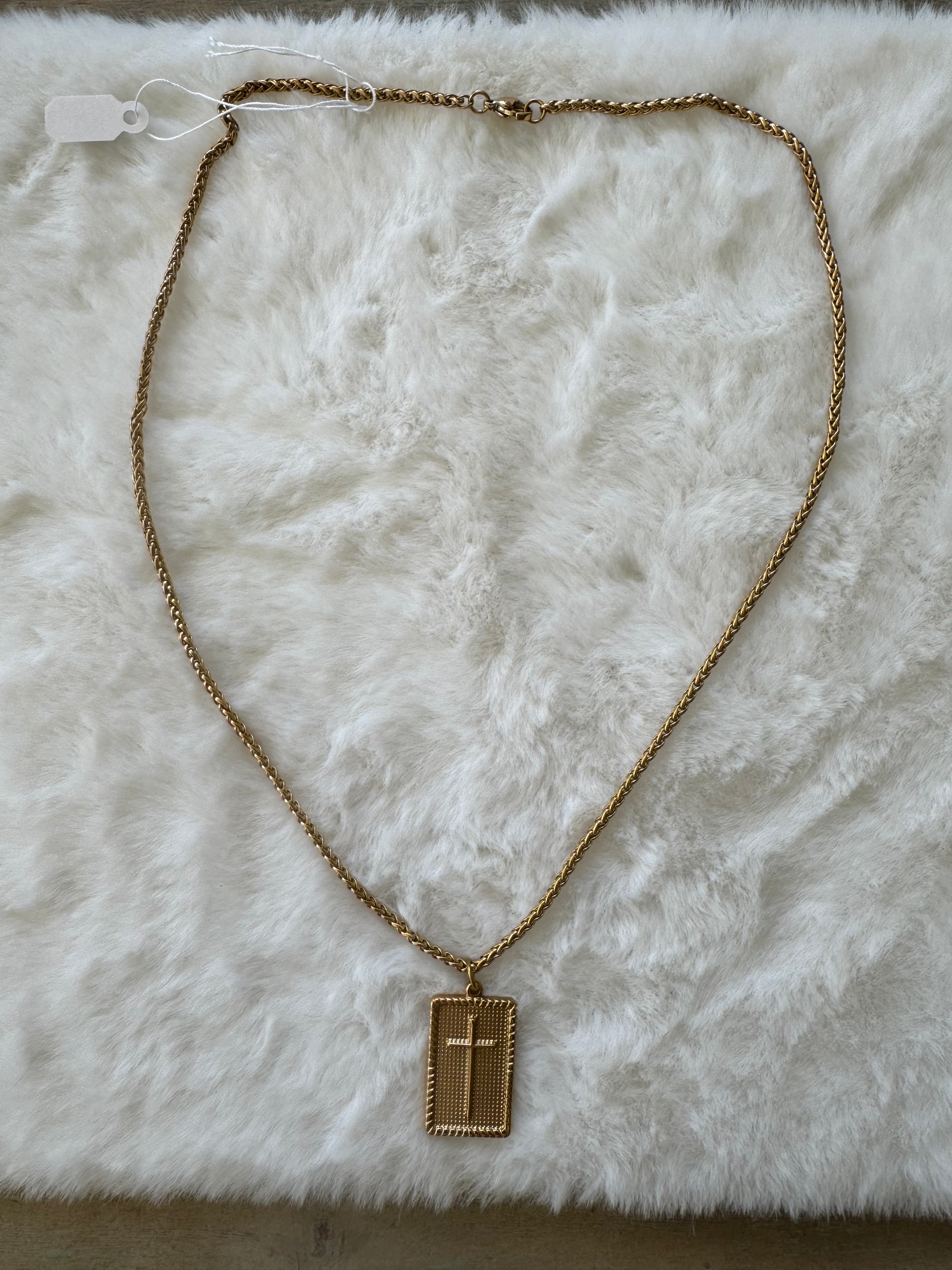Men’s Cross Pendant Necklace