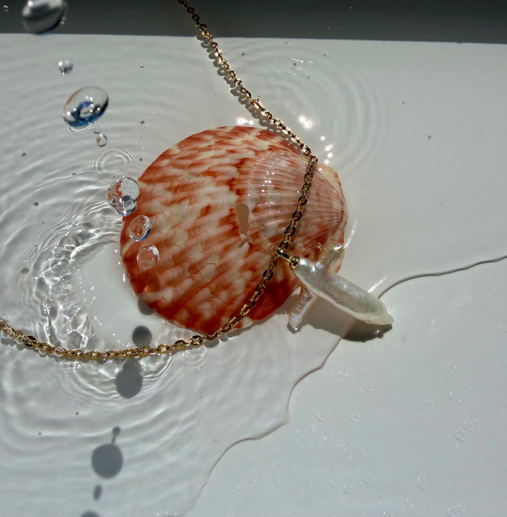 Pearl Cross Necklace