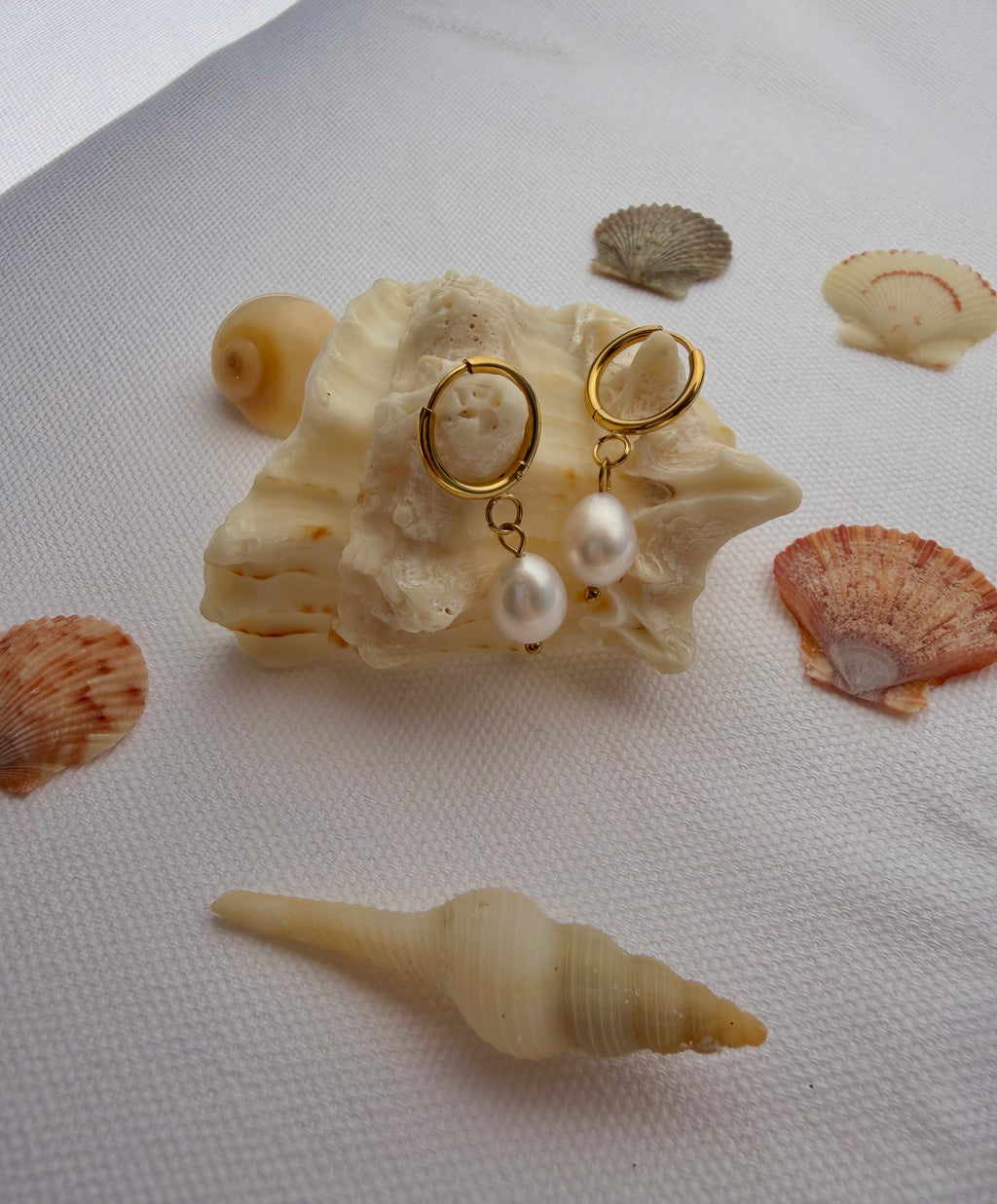 Pearl earrings
