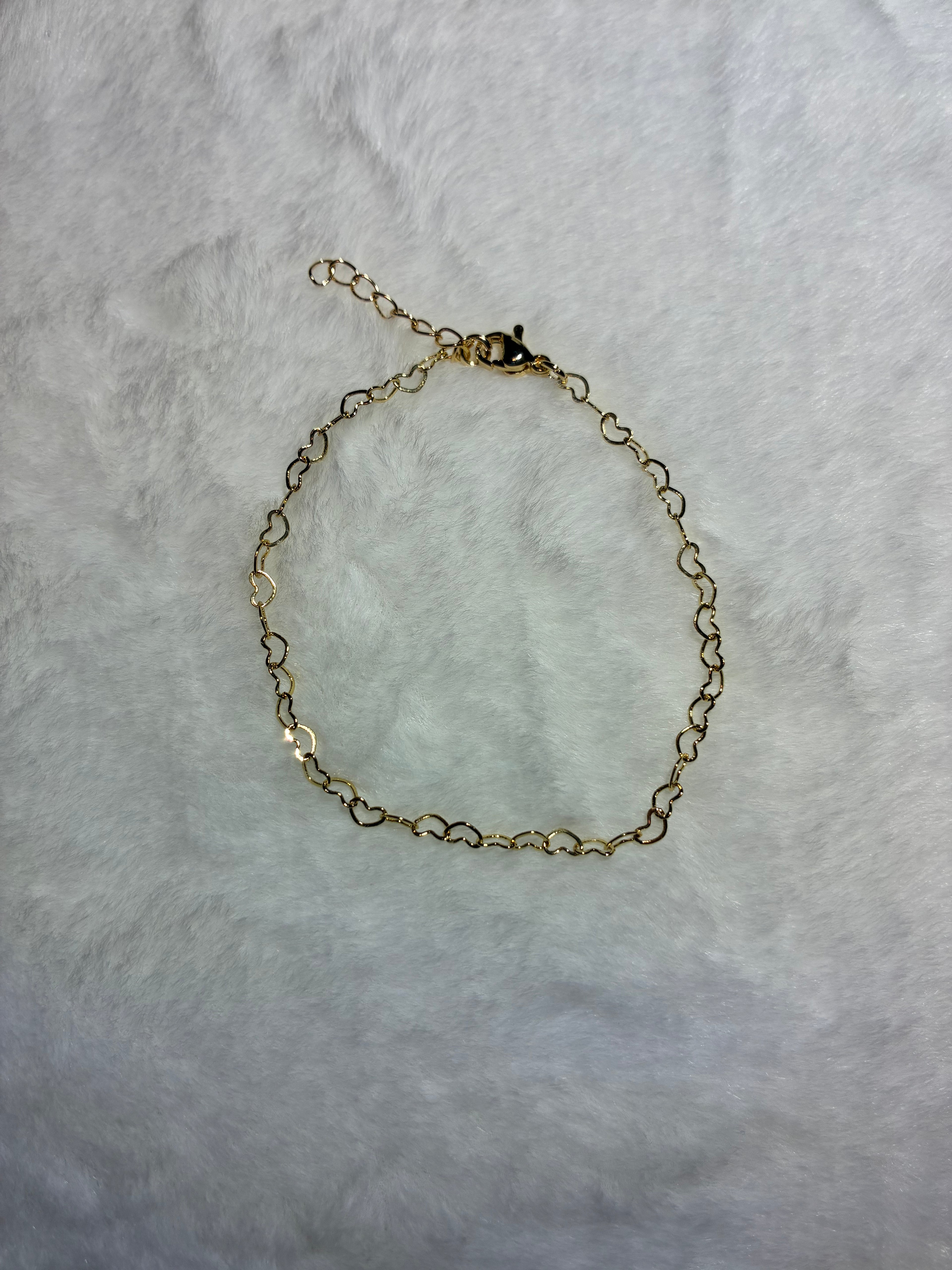 Heart Chain Bracelet