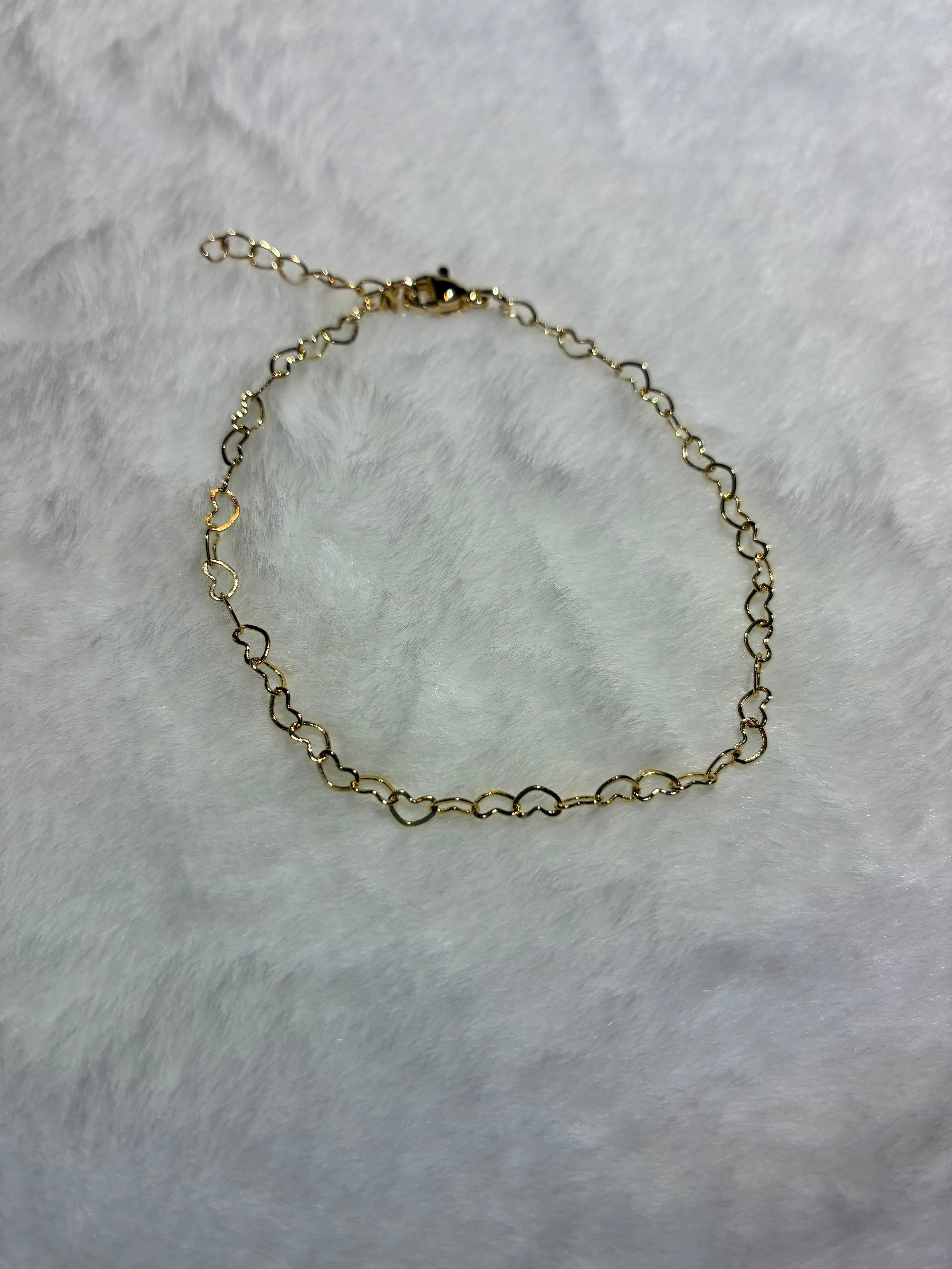 Heart Chain Bracelet