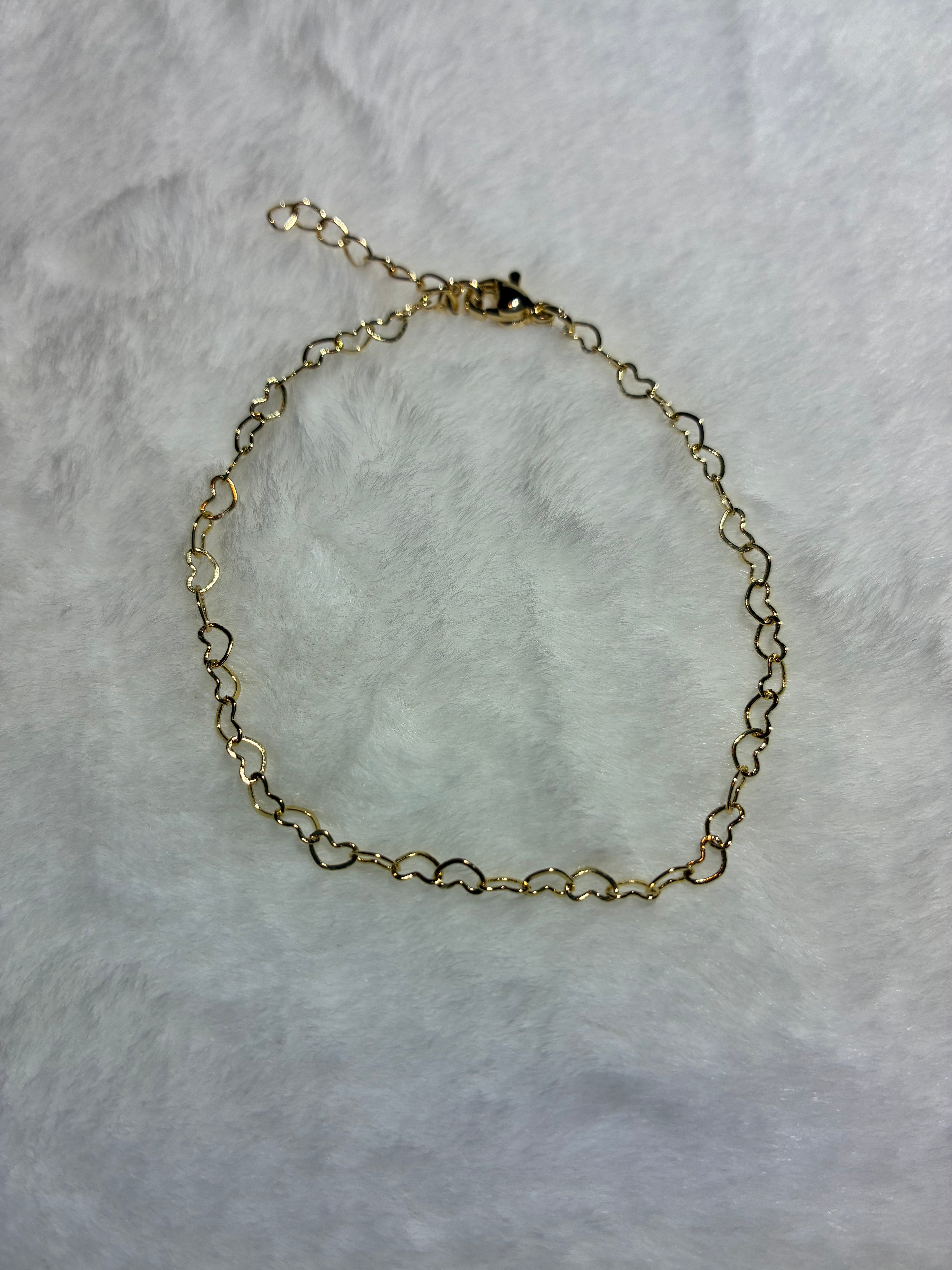Heart Chain Bracelet