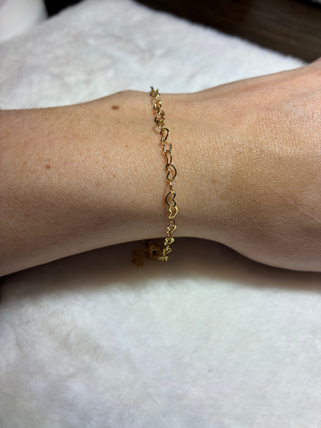 Heart Chain Bracelet