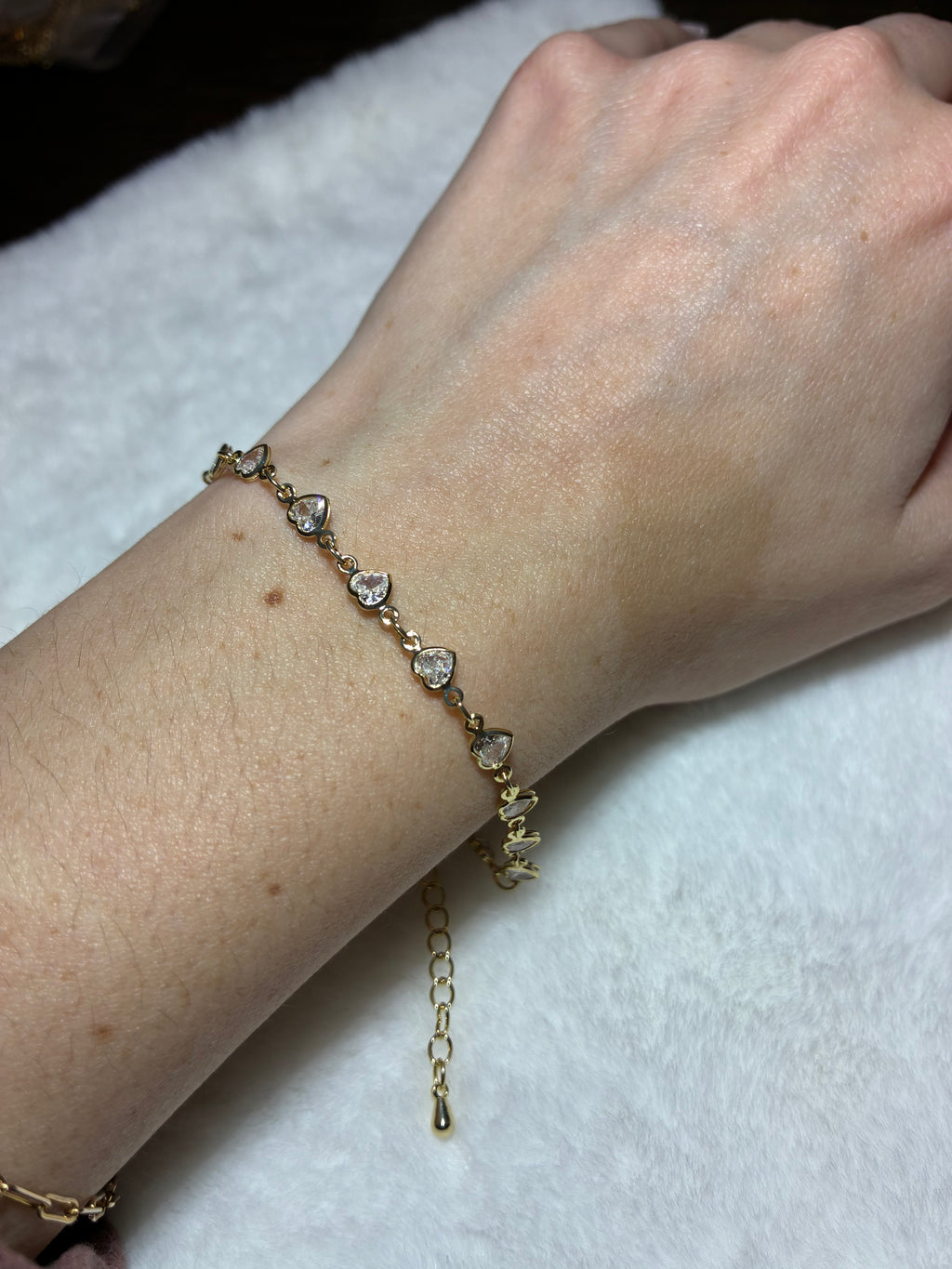 Heart Cz Bracelet