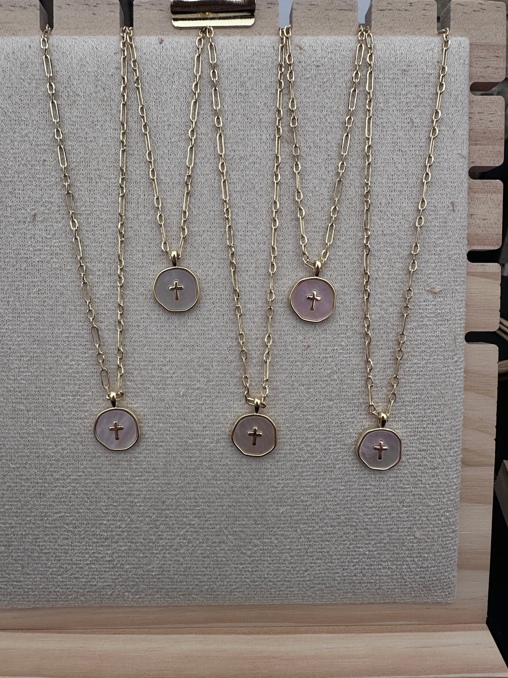 Pearl Cross Necklace