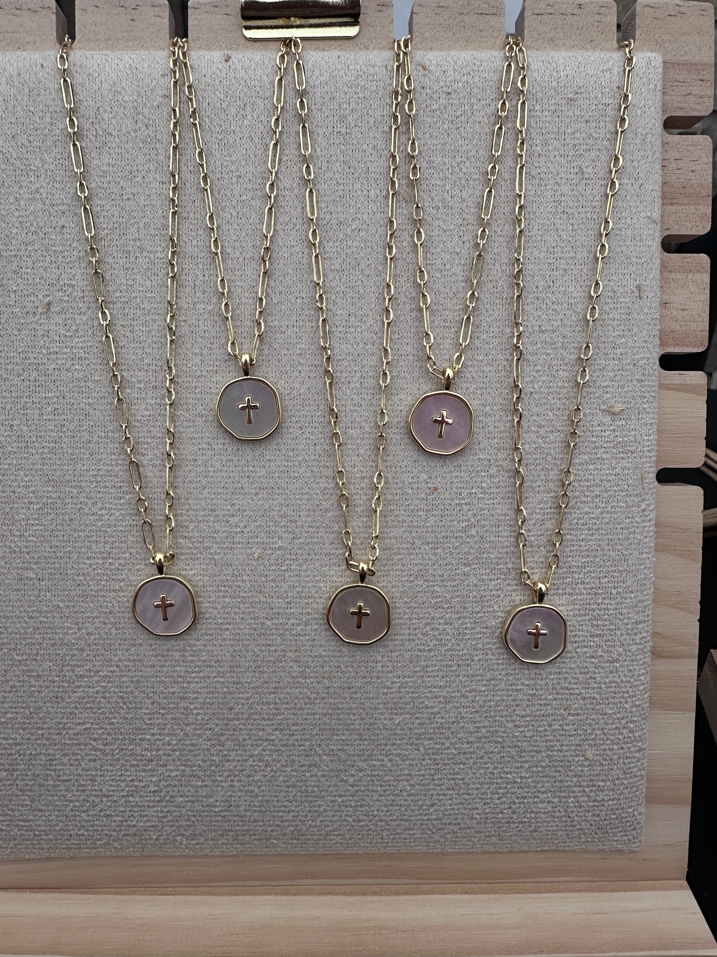 Pearl Cross Necklace