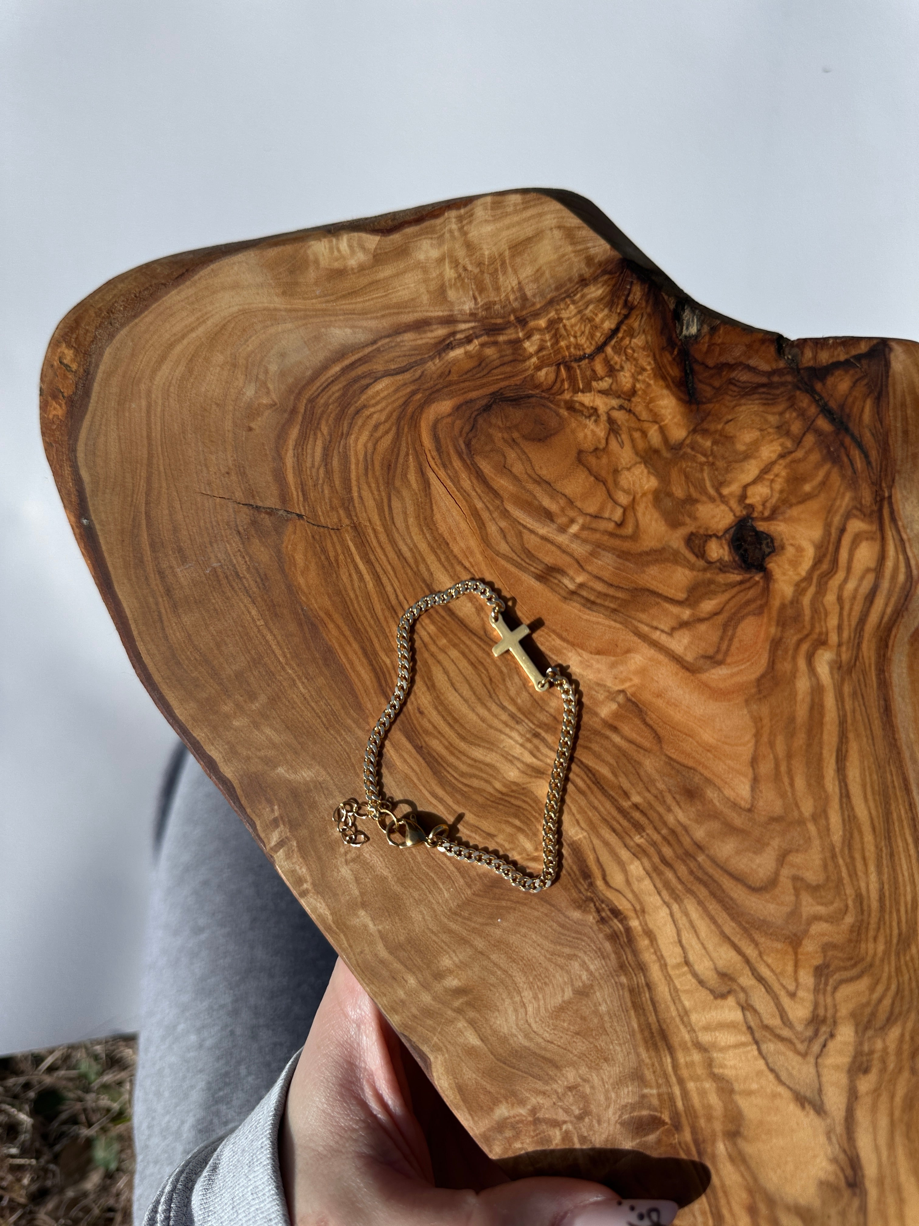 Men's Cross Bracelet