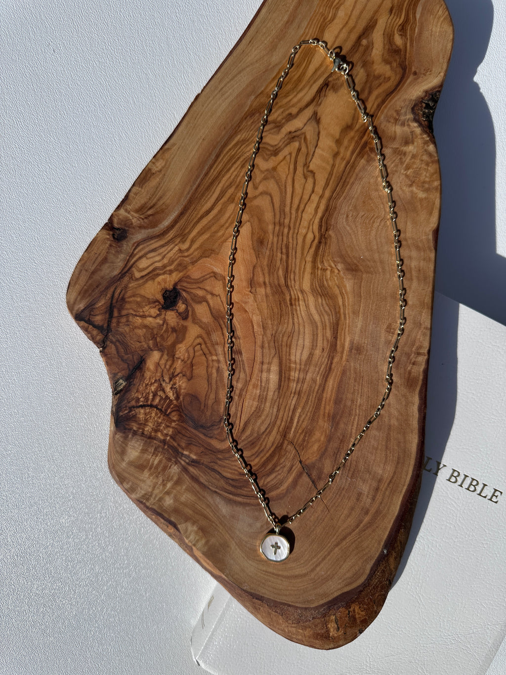 Pearl Cross Necklace