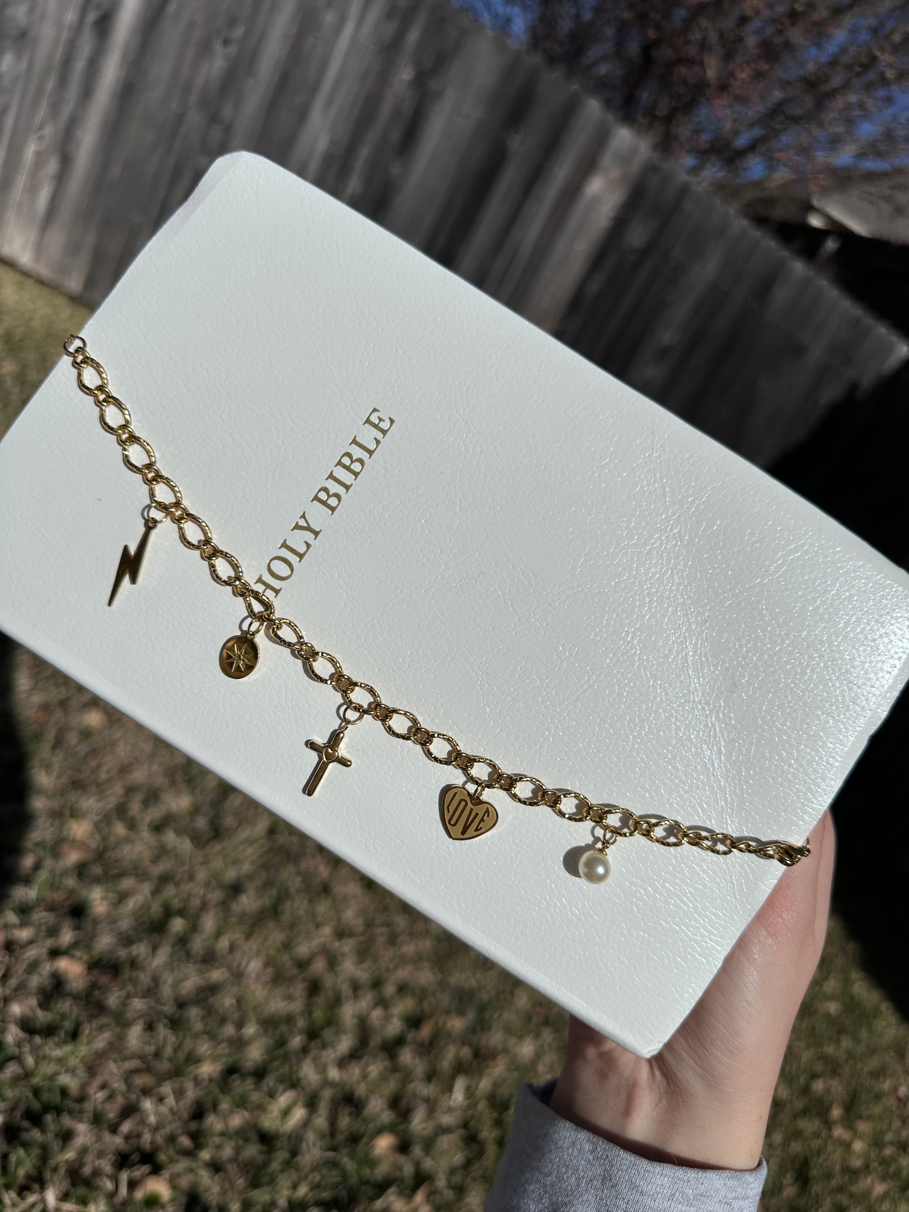 Oval Chain Bible Bookmark