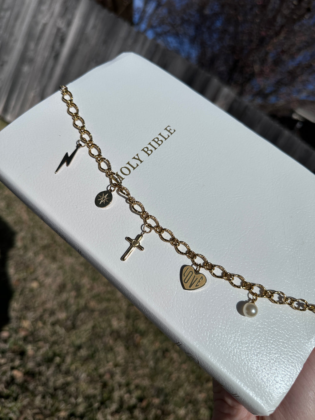 Oval Chain Bible Bookmark